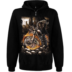 Худі Deathrider (смерть на мотоциклі) на блискавці