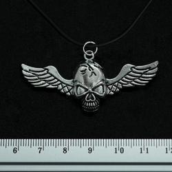 Кулон Череп с крыльями (большой)
