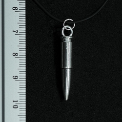 Кулон Патрон (цвет стальной)