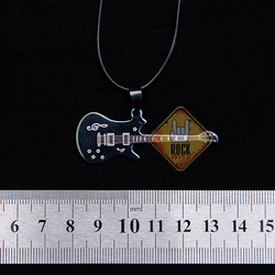 Кулон Гітара (Чорний колір, маленька)