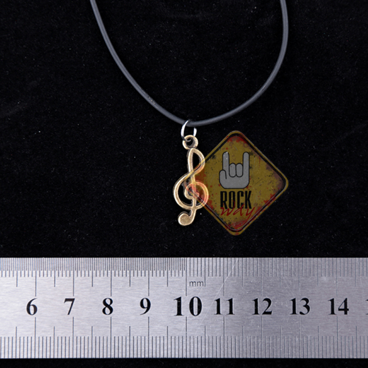 Кулон Скрипичный ключ (бронзовый цвет) Кулон Скрипичный ключ (бронзовый цвет)