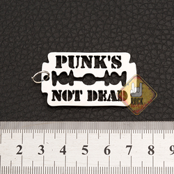 Кулон Punk’s Not Dead (лезвие)