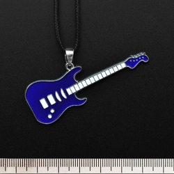 Кулон Гитара синяя (RW-015)