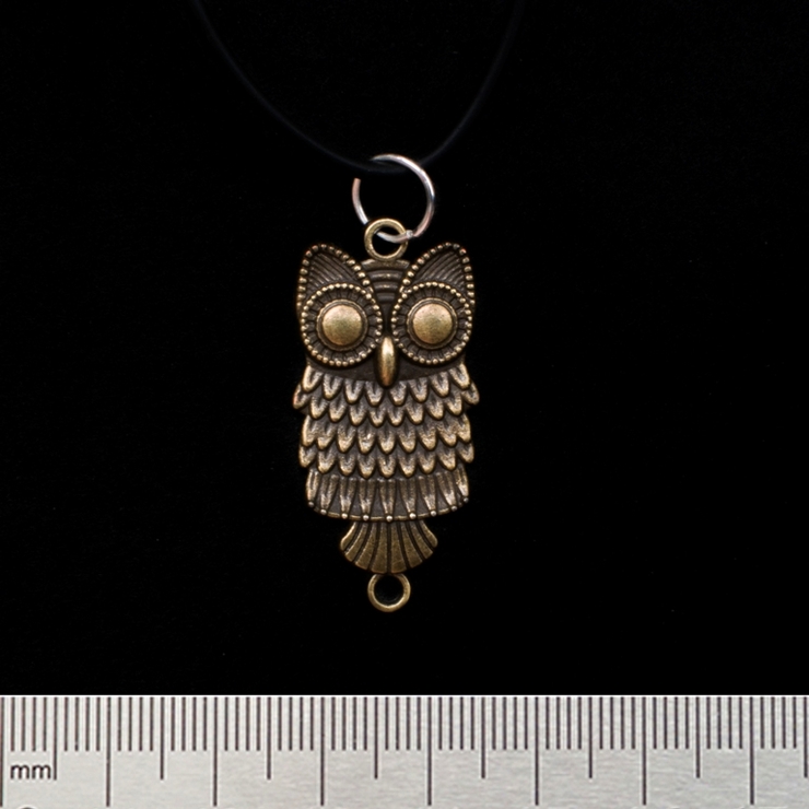 Кулон Сова (велика, колір бронза) Кулон Сова (велика, колір бронза)
