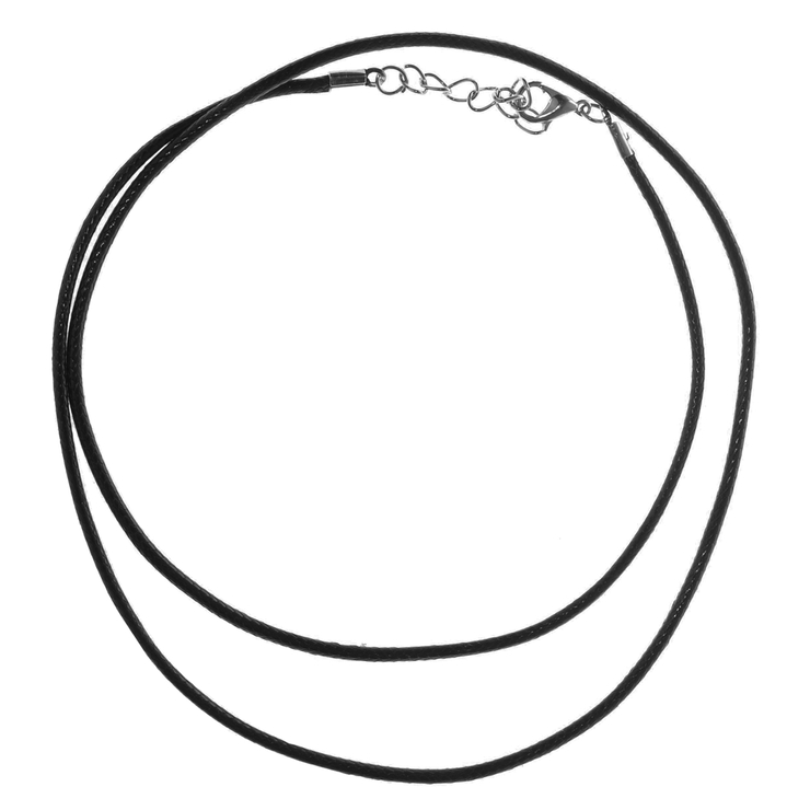 Шнурок текстильний вощений на застібці Шнурок текстильний вощений на застібці