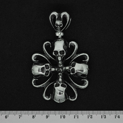 Кулон Брошь из черепов (SS-015)