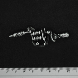 Кулон Тату машинка зі змією (SS-044)