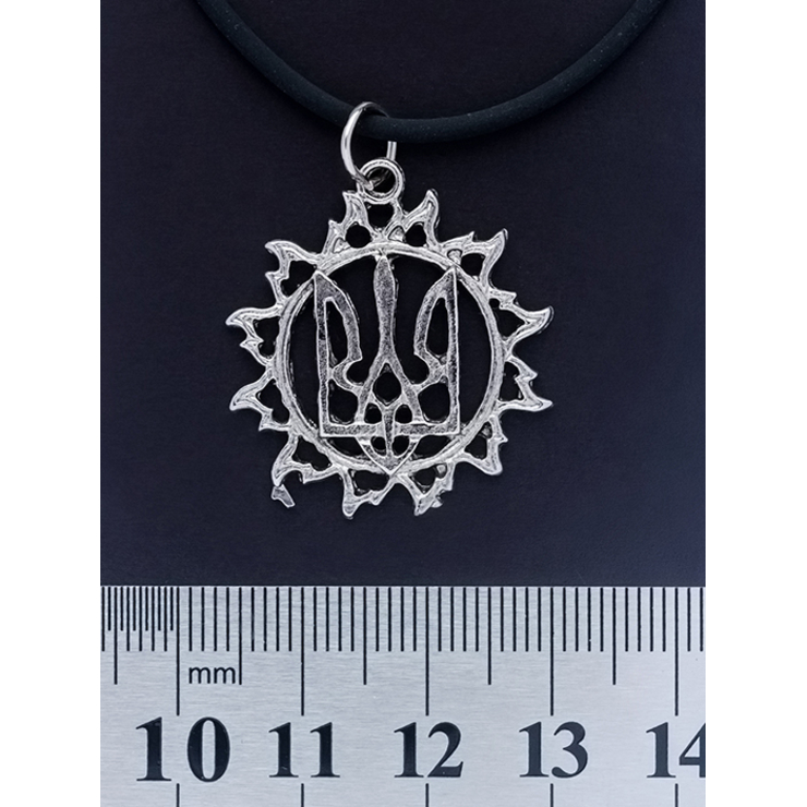 Кулон Тризуб в Солнце