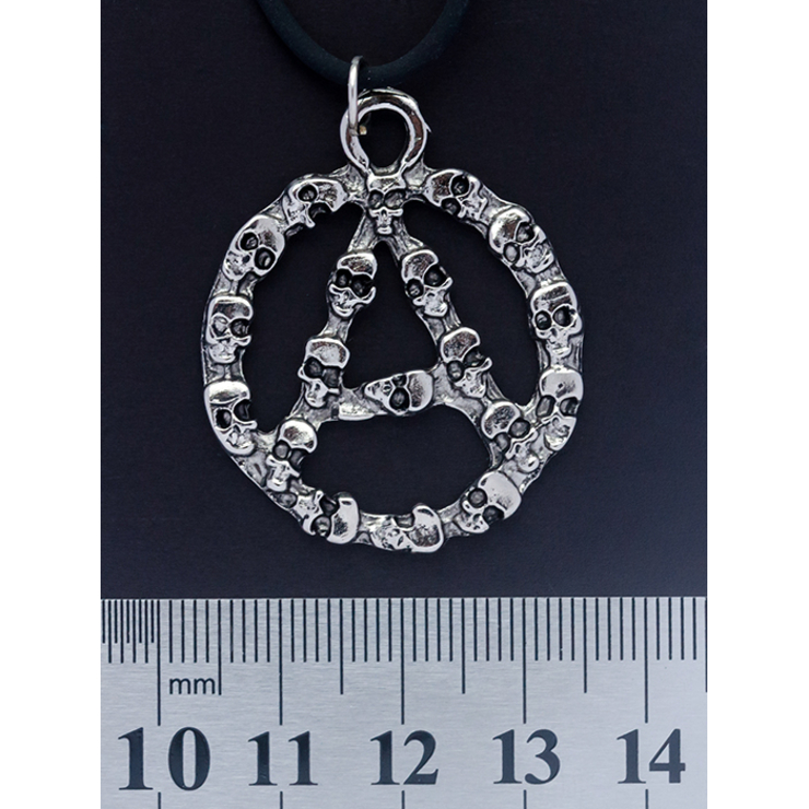 Кулон Анархія з черепами Кулон Анархія з черепами