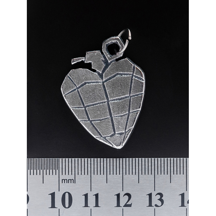 Кулон музыкальный Green Day (граната сердце)