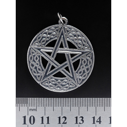 Кулон готический Пентаграмма в круге (узор)