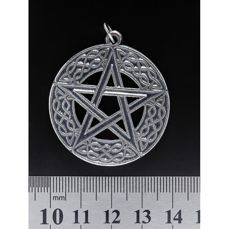 Кулон готичний Пентаграма в колі (візерунок)