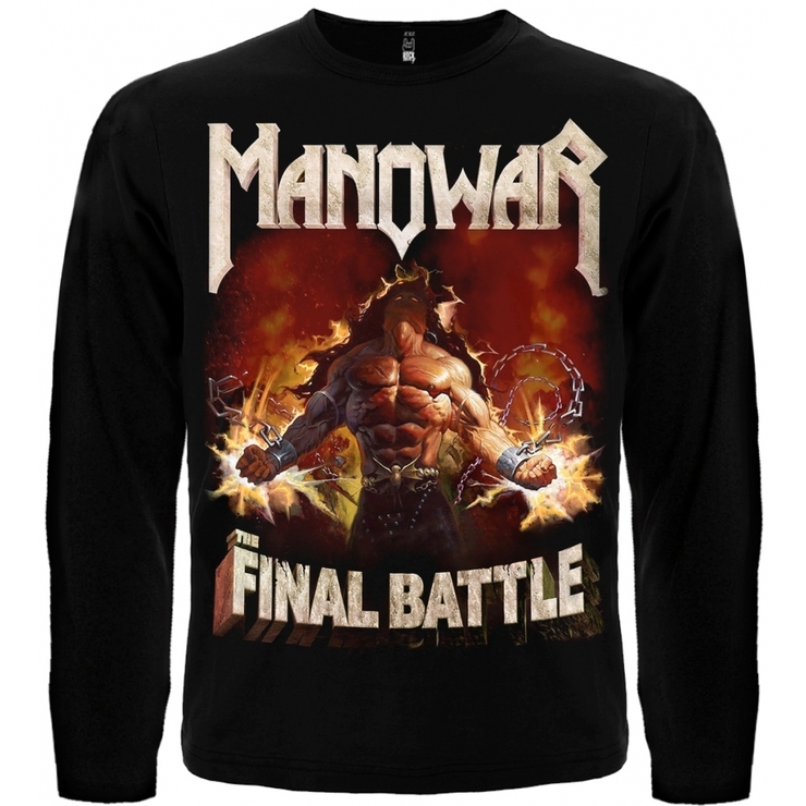 Футболка з довгим рукавом Manowar "Final Battle" (world tour)