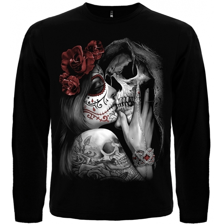 Футболка с длинным рукавом Muerte (Kiss of Death) Футболка с длинным рукавом Muerte (Kiss of Death)