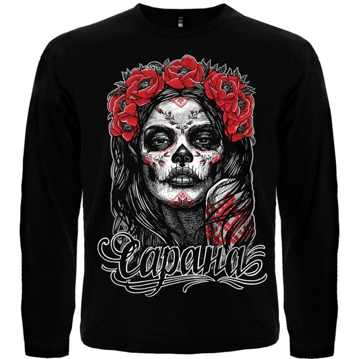 Футболка с длинным рукавом Сарана - Muerte (black)