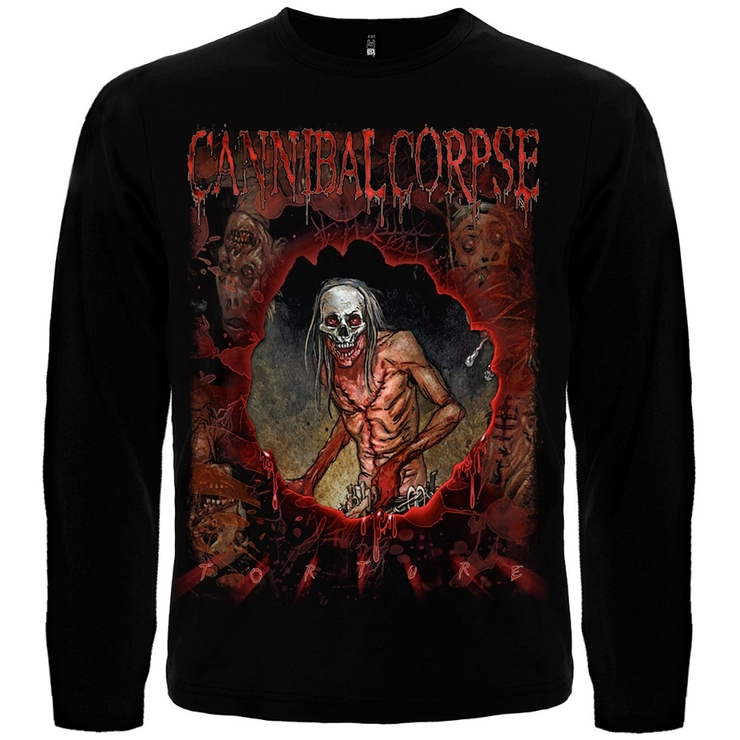 Футболка с длинным рукавом Cannibal Corpse "Torture" Футболка с длинным рукавом Cannibal Corpse "Torture"