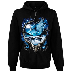 Худи "Волк воющий" на молнии Худи "Волк воющий" на молнии