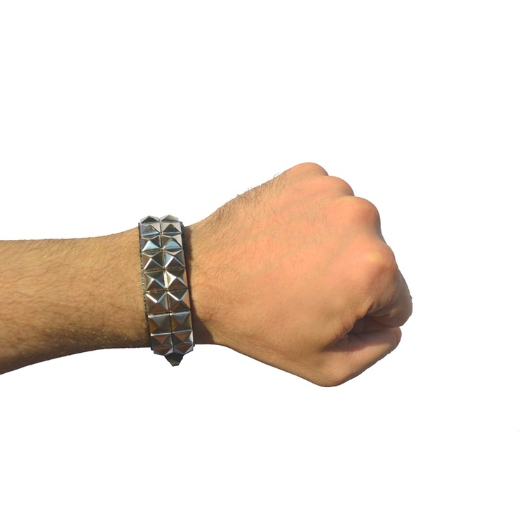 Напульсник з пірамідою 2 ряди №7 Напульсник з пірамідою 2 ряди №7