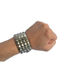 Напульсник з пірамідою 4 ряди №13