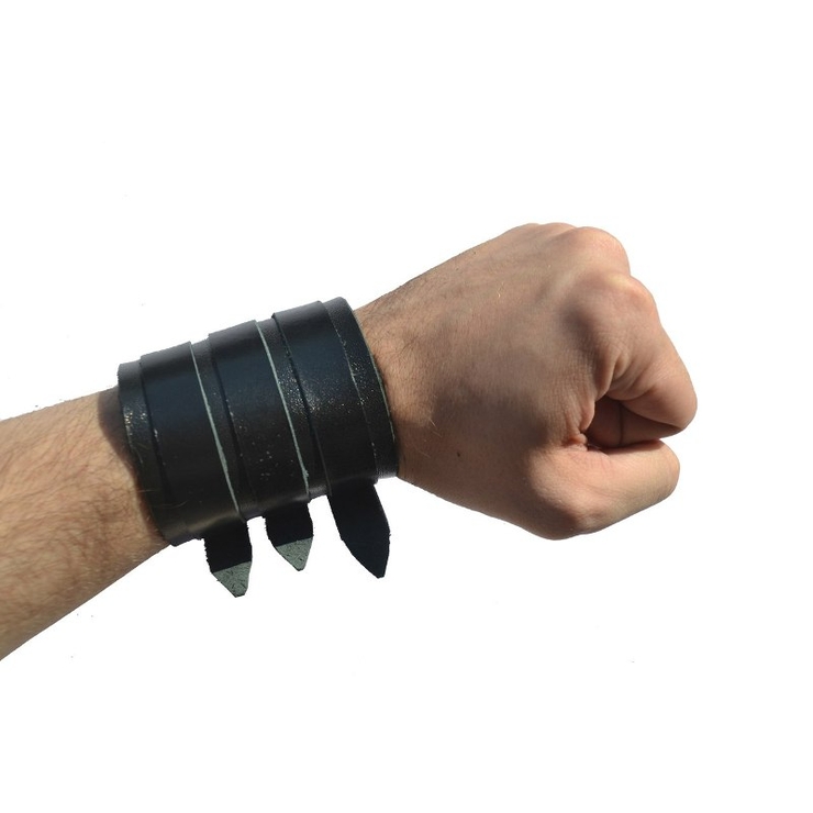 Напульсник на 3 ремінця чистий без фурнітури №136