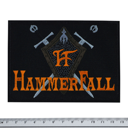 Нашивка HammerFall (logo)