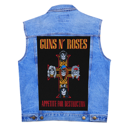 Нашивка наспинная Guns N' Roses "Appetite for Destruction"