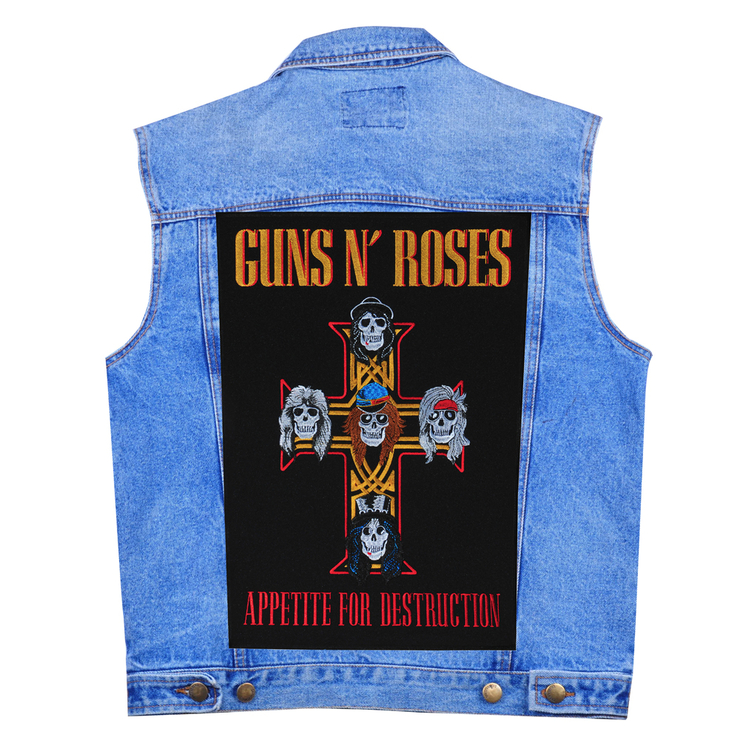 Нашивка наспинная Guns N’ Roses "Appetite for Destruction" Нашивка наспинная Guns N’ Roses "Appetite for Destruction"