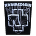 Нашивка наспинна Rammstein (logo with chains) Нашивка наспинна Rammstein (logo with chains)