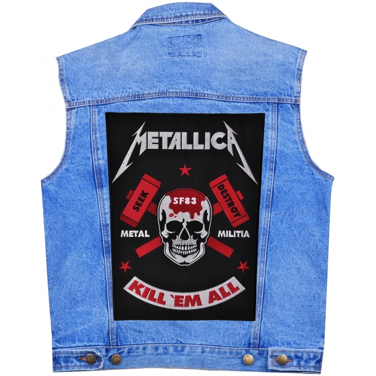 Нашивка наспинная Metallica "Kill’em All" Нашивка наспинная Metallica "Kill’em All"