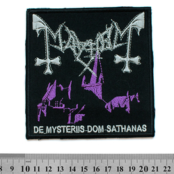 Нашивка Mayhem "De Mysteriis Dom Sathanas"