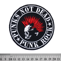 Нашивка Punk’s Not Dead - Punk Rock