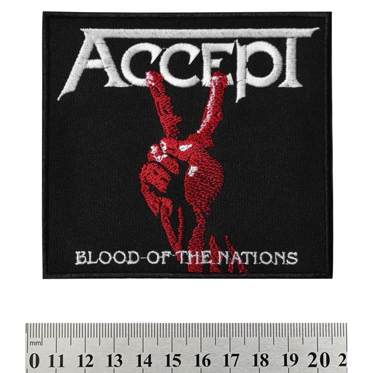 Нашивка Accept "Blood of the Nations" Нашивка Accept "Blood of the Nations"