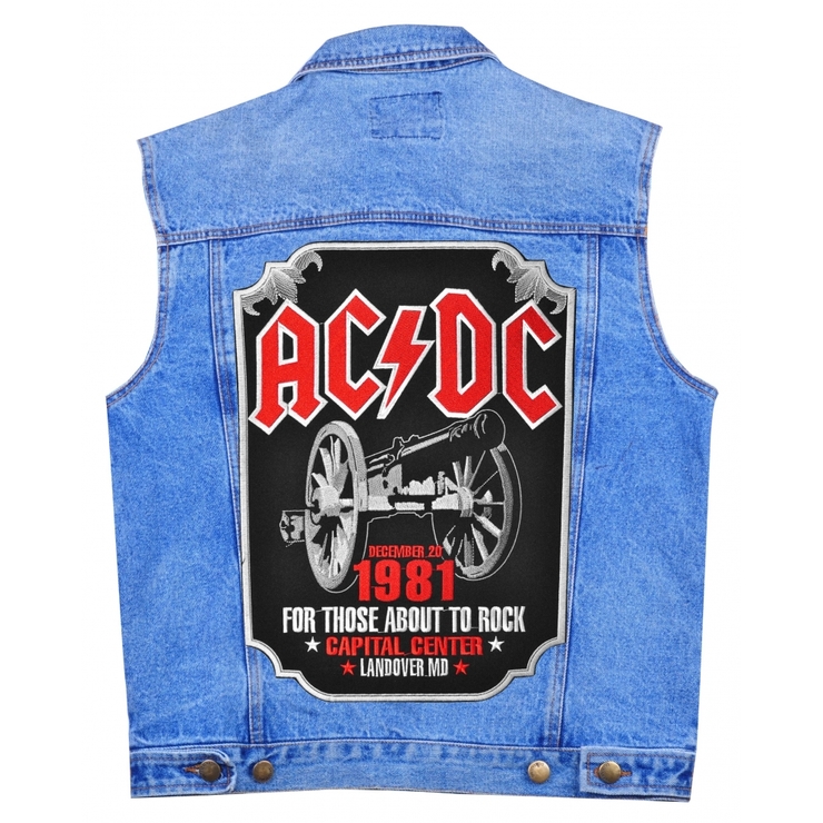 Нашивка наспинная AC/DC "For Those About To Rock" Нашивка наспинная AC/DC "For Those About To Rock"