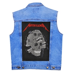 Нашивка наспинна Metallica (skulls)