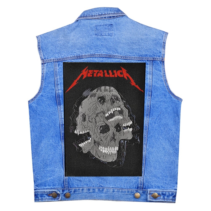 Нашивка наспинна Metallica (skulls) Нашивка наспинна Metallica (skulls)