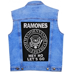 Нашивка наспинная Ramones "Hey Ho Let’s Go"