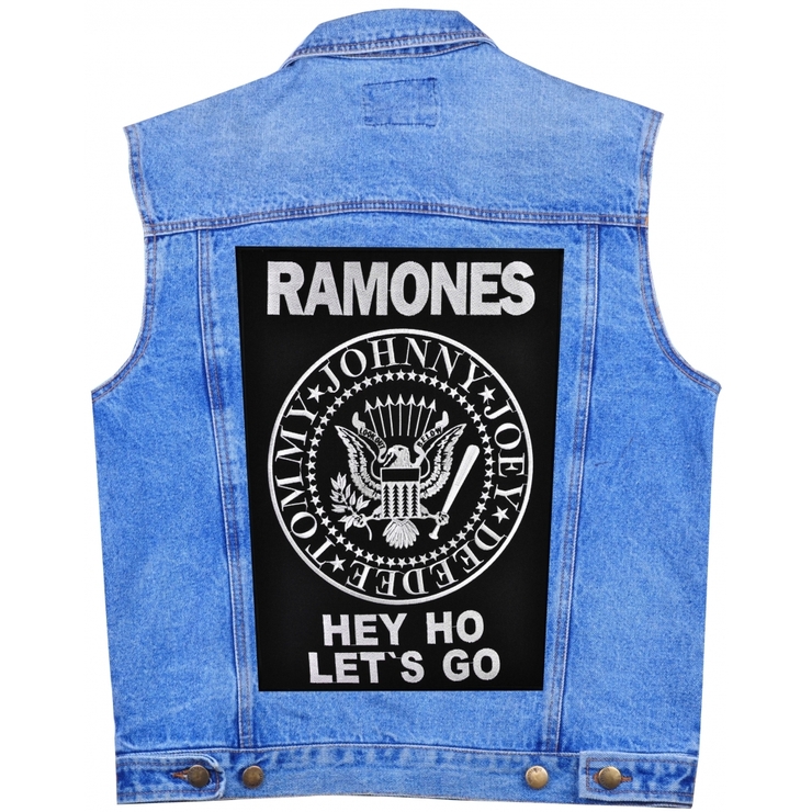 Нашивка наспинная Ramones "Hey Ho Let’s Go" Нашивка наспинная Ramones "Hey Ho Let’s Go"
