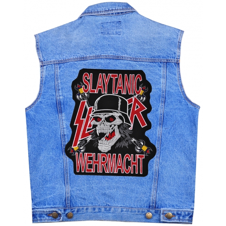 Нашивка наспинная Slayer "Slaytanic Wehrmacht" Нашивка наспинная Slayer "Slaytanic Wehrmacht"