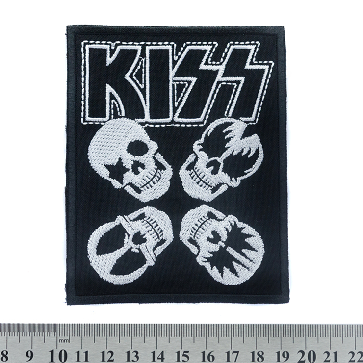 Нашивка Kiss (skulls) Нашивка Kiss (skulls)
