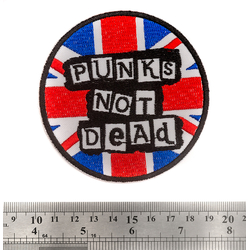 Нашивка Punk's Not Dead (Британский флаг)
