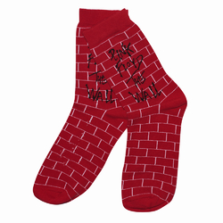 Шкарпетки Pink Floyd "The Wall" (червоні) р.36-44 (tr)