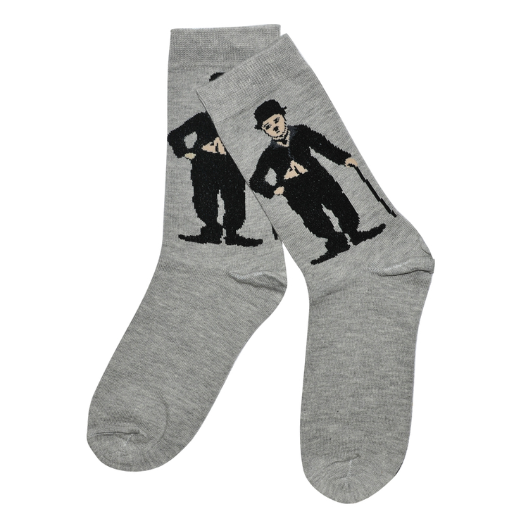 Носки Чарли Чаплин (серые) р.36-44 (tr) Носки Чарли Чаплин (серые) р.36-44 (tr)