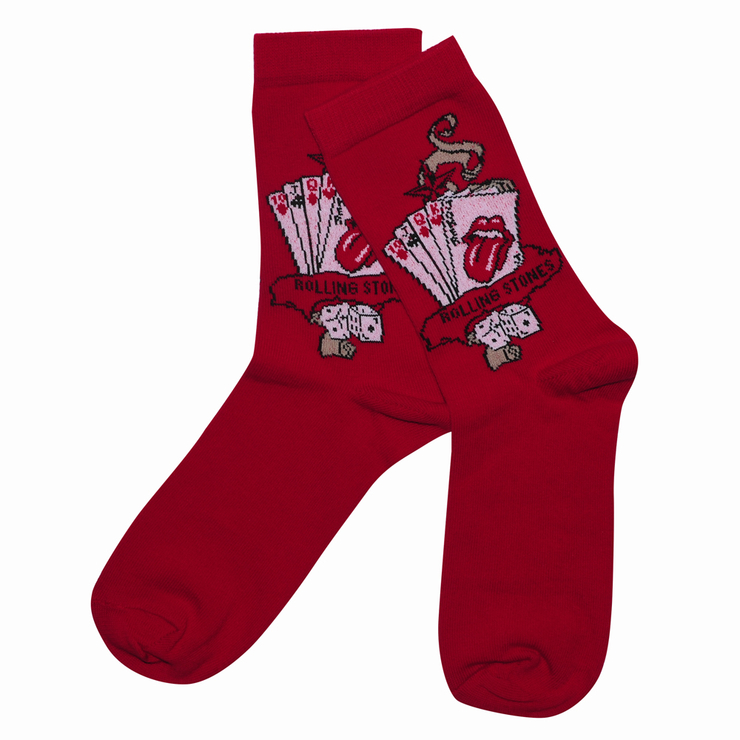 Носки The Rolling Stones (красные) р.36-44 (tr) Носки The Rolling Stones (красные) р.36-44 (tr)