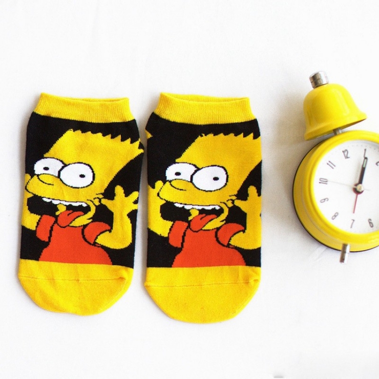 Короткі шкарпетки Bart Simpson (р.36-41) Короткі шкарпетки Bart Simpson (р.36-41)