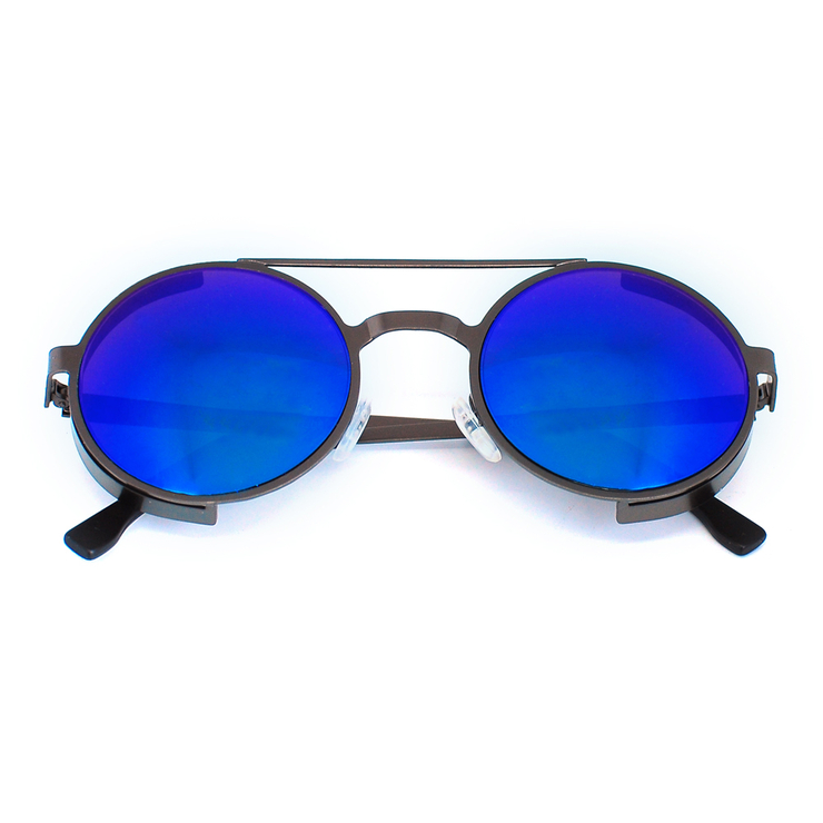 Окуляри сонцезахисні (SG-017) синій хамелеон, потовщена оправа колір графит матовий Окуляри сонцезахисні (SG-017) синій хамелеон, потовщена оправа колір графит матовий