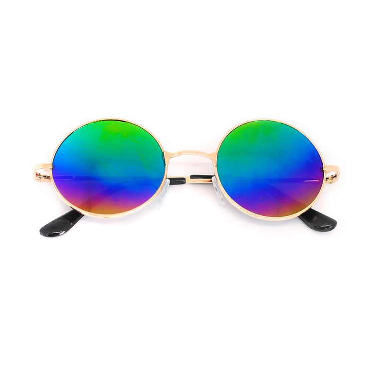 Окуляри сонцезахисні (SG-003) зелений хамелеон, оправа колір золотий Окуляри сонцезахисні (SG-003) зелений хамелеон, оправа колір золотий