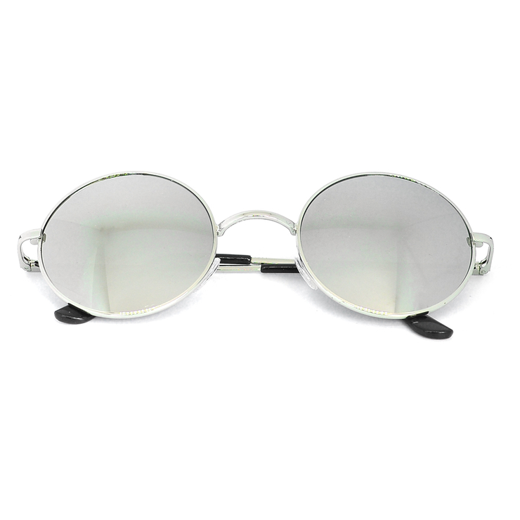 Окуляри сонцезахисні (SG-008) дзеркальний сірий, оправа колір сталевий