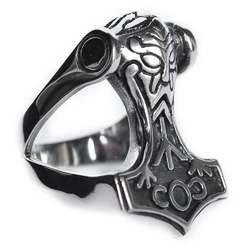 Перстень Молот Тора (руна Альгиз) (rng-056)