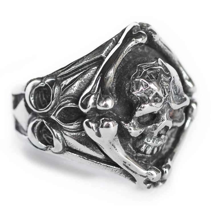 Перстень Череп з павутиною (rng-068) Перстень Череп з павутиною (rng-068)