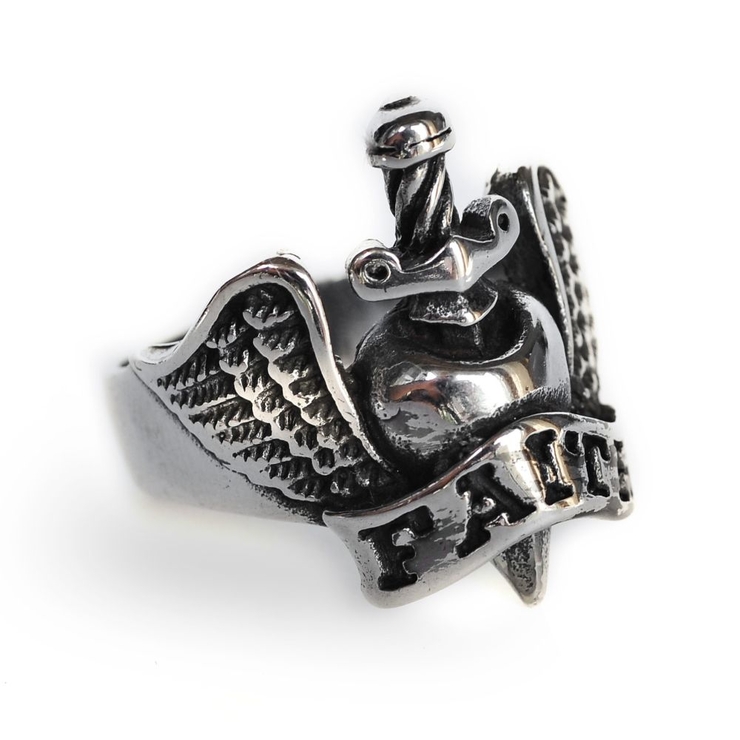 Перстень Cерце з крилами (Faith) (rng-071) Перстень Cерце з крилами (Faith) (rng-071)